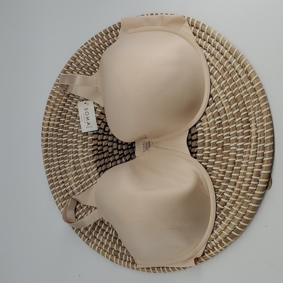 NEW Soma Vanishing 360 Perfect Coverage 42DDD Pale Sand - Picture 2 of 6